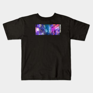 Tokyo Neo Future Cyberpunk Kids T-Shirt